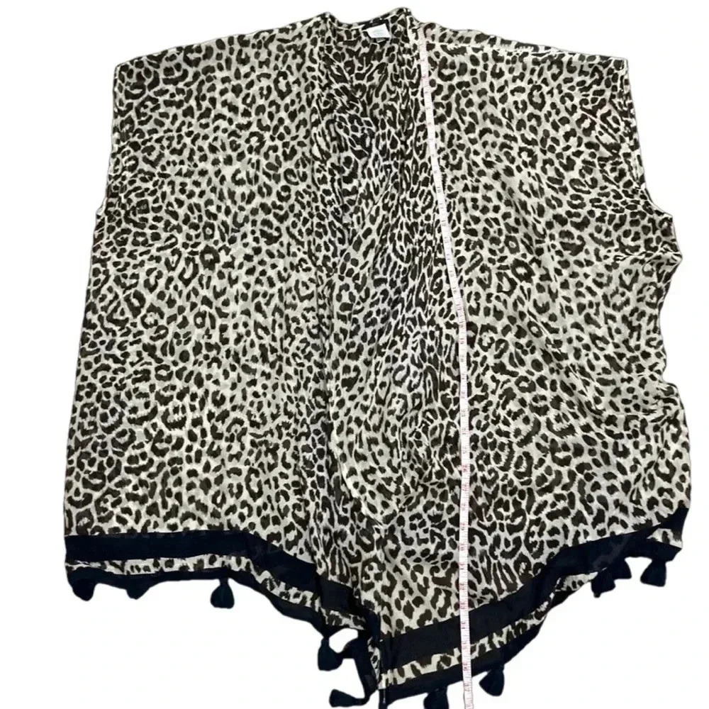 J. CREW Women’s Animal Print Swimsuit Cover Up - Picture 6 of 7